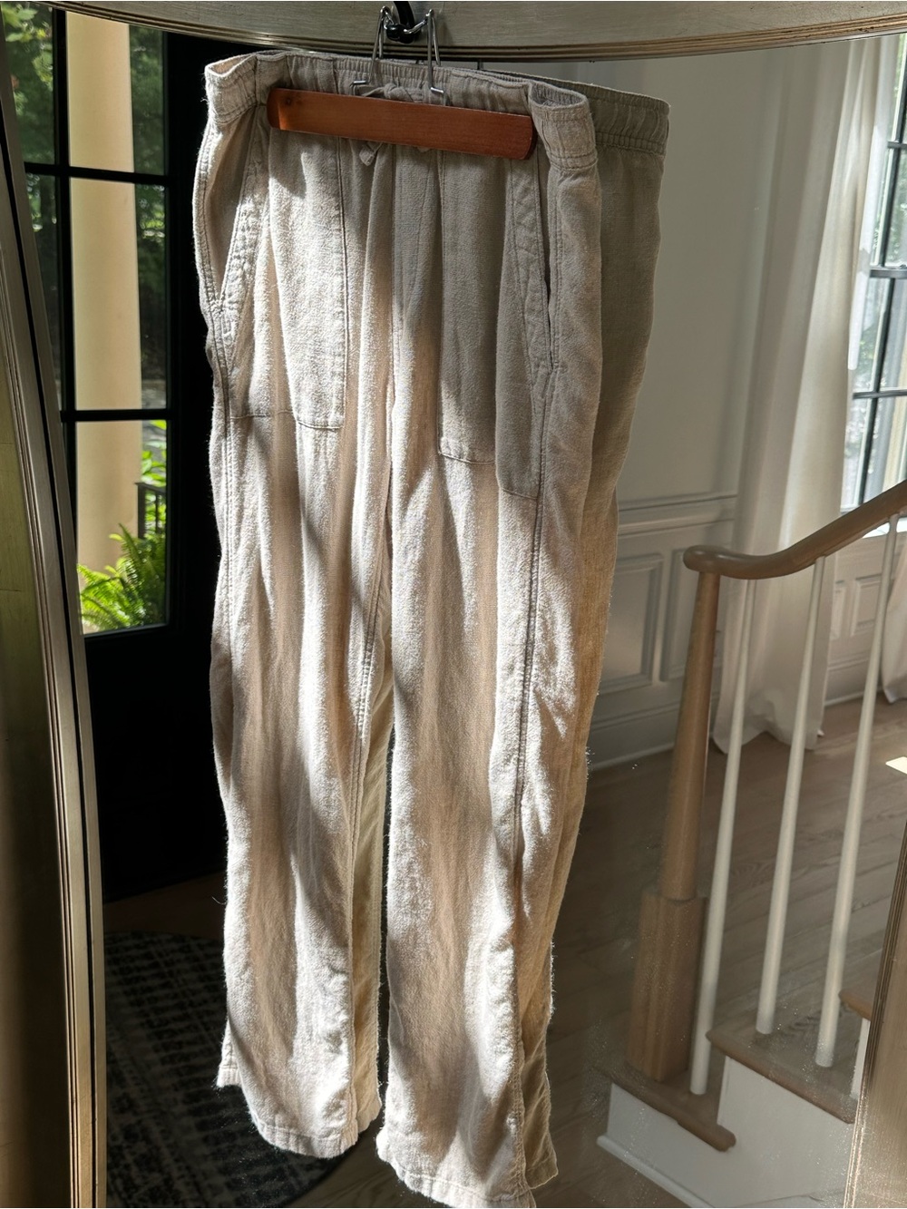 abercrombie kids Linen-Blend Pants